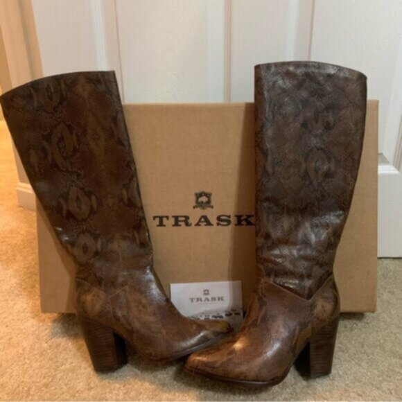 Trask Elena Tall Knee-High Boots - Picture 9 of 11